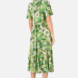 Viva Floral Midi Wrap Dress