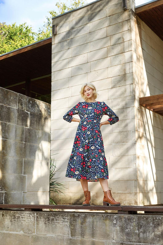Garden Life Midi Dress