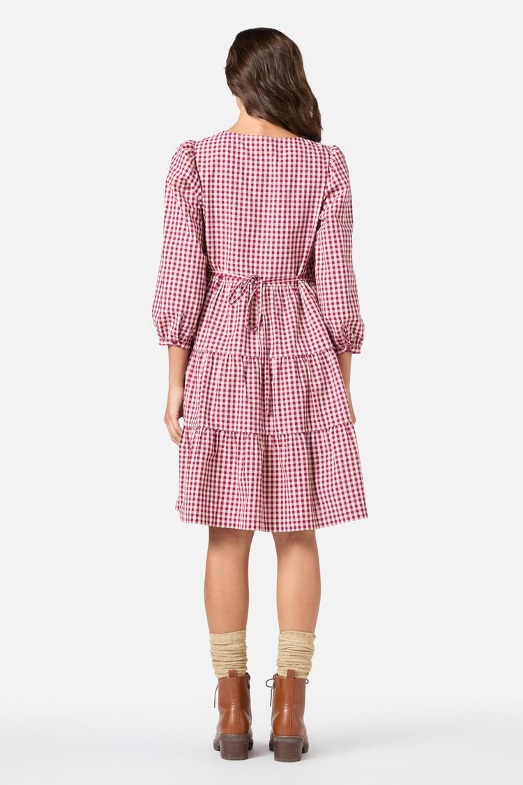 Renae Check Smock Dress