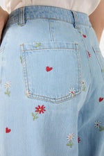 Ditsy Embroidered Jean