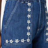 Meg Daisy Embroidered Jean