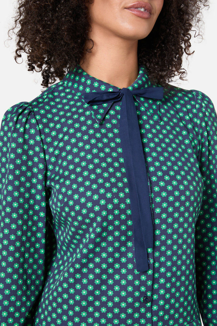 Flora Geo Shirt Dress