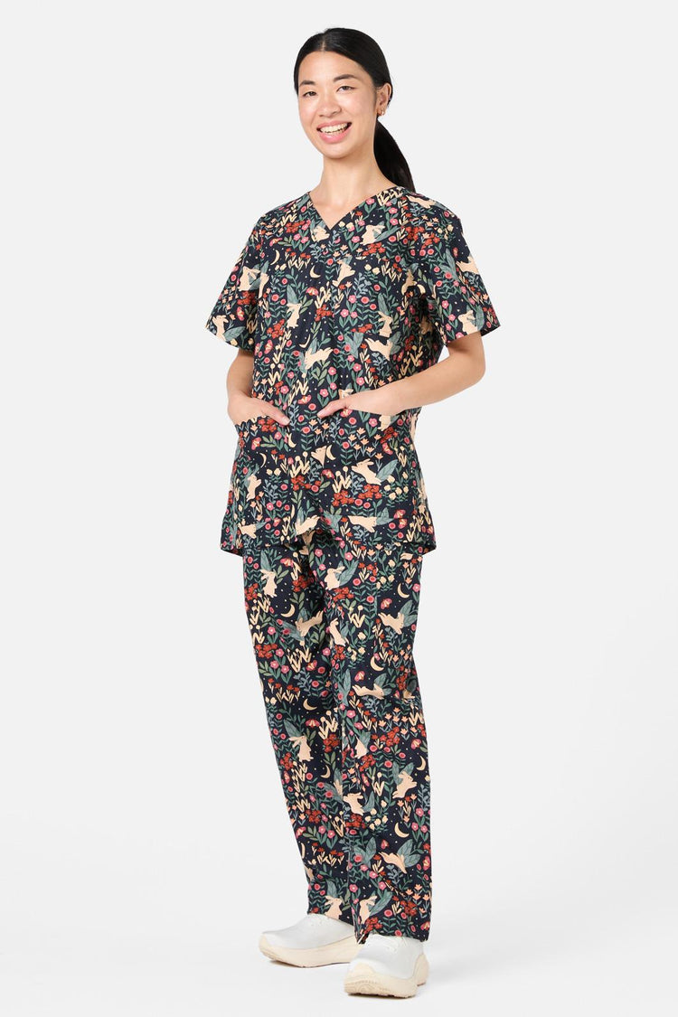 Belle Bunny Scrub Set