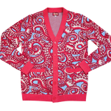Unisex Paisley Octopus Cardigan 100% Cotton