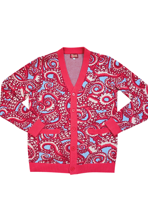 Paisley Octopus Cardigan 100% Cotton