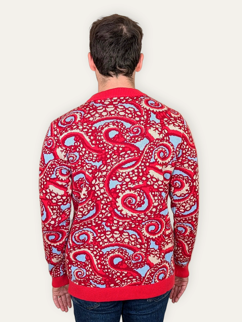 Paisley Octopus Cardigan 100% Cotton