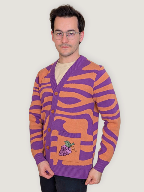 Unisex Peanut Butter & Jelly Cardigan