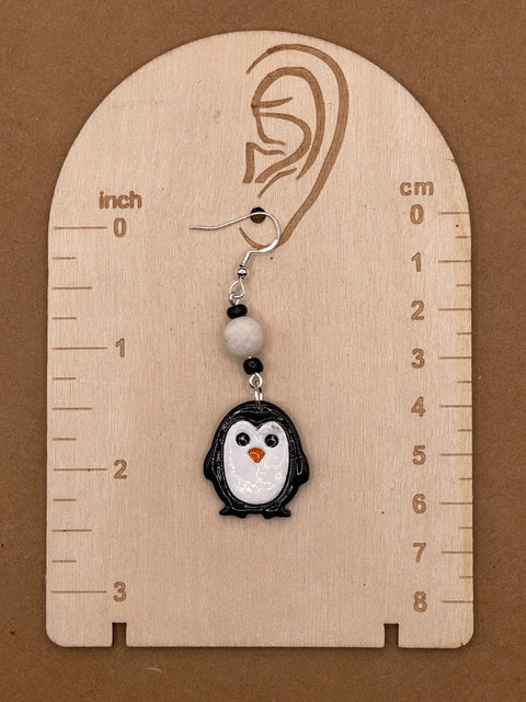 Cutie Little Penguin Earrings