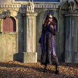 Penny Deluxe Purple Haze Velvet Faux Fur Jacket