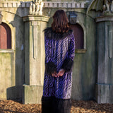 Penny Deluxe Purple Haze Velvet Faux Fur Jacket