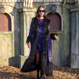 Penny Deluxe Purple Haze Velvet Faux Fur Jacket