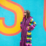 Penny Deluxe Rainbow Road Faux Fur Jacket