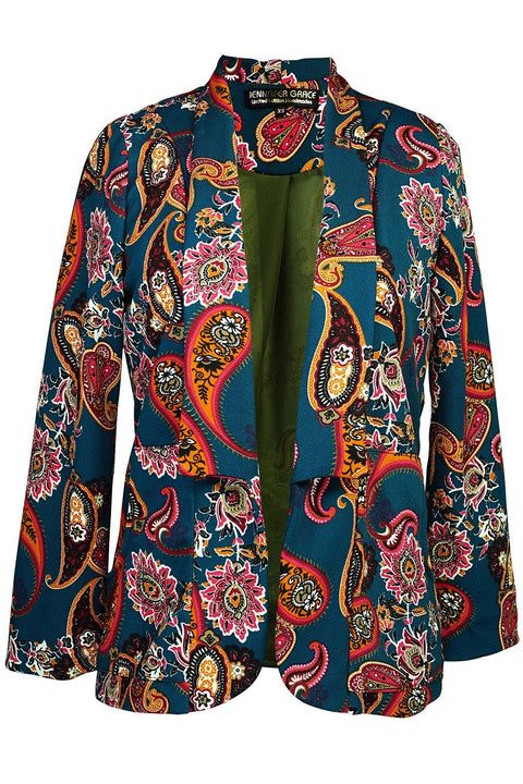 Pepper Paisley Tuxedo Jacket