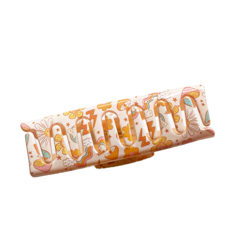 Bright Hippie Claw Hair Clip