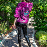 Planet Queen Faux Fur Jacket in Monster Pink
