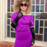 Plum Passion Angle Dress