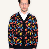 Unisex Poison Dart Frog Cardigan 100% Cotton