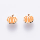 Pumpkin Stud Earrings