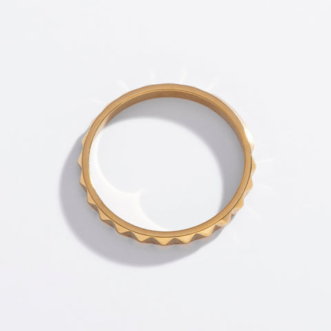 Pyramid Spike Ring
