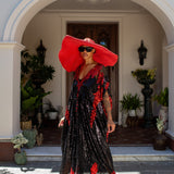 Vamp Ruby Sequin Caftan Kaftan Dress