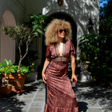 Gigi Dress in Python Siren