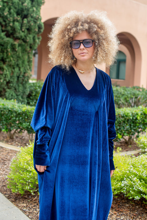 Gracie Caftan in Royal Velvet