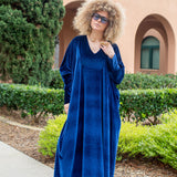 Gracie Caftan in Royal Velvet