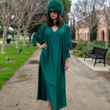 Gracie Caftan in Emerald