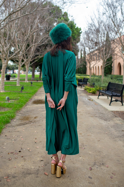 Gracie Caftan in Emerald