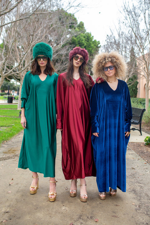 Gracie Caftan in Emerald