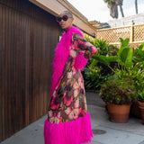 Penny Deluxe Disco Mariposa Faux Fur Jacket