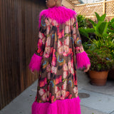 Penny Deluxe Disco Mariposa Faux Fur Jacket