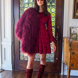 Jill Mini Dress in Carnelian Kiss