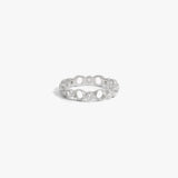 Sapphire Triple Moon Band