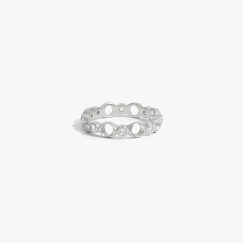Sapphire Triple Moon Band