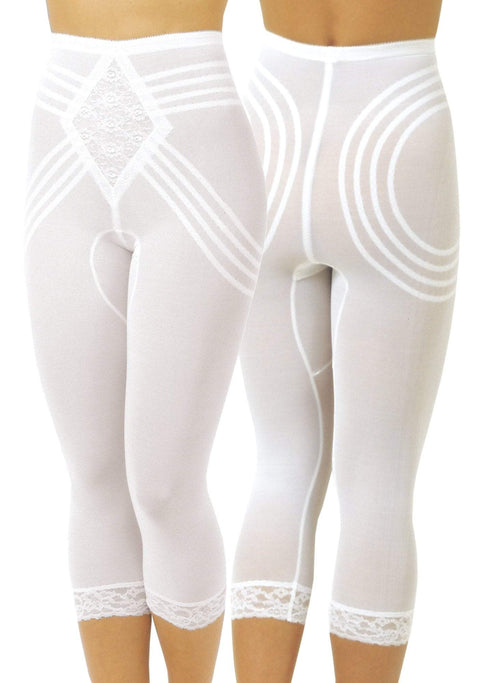 Style 6269 | Breathable Waistline Capri Pant Liner | Power Mesh Fabric | Firm to Extra Firm Support