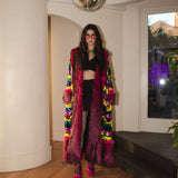 Penny Deluxe Rainbow Road Faux Fur Jacket
