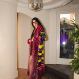 Penny Deluxe Rainbow Road Faux Fur Jacket