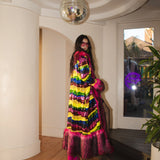 Penny Deluxe Rainbow Road Faux Fur Jacket