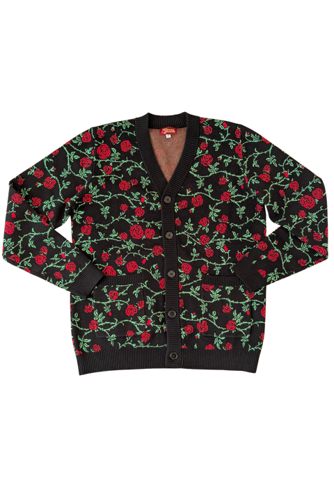 Rose & Thorn Cardigan 100% Cotton