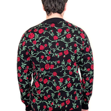 Unisex Rose & Thorn Cardigan 100% Cotton