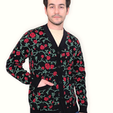 Unisex Rose & Thorn Cardigan 100% Cotton