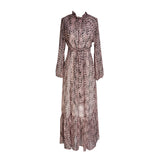 Rosey Boa Raglan Maxi Dress