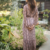 Rosey Boa Raglan Maxi Dress