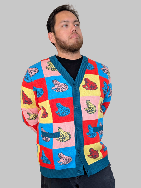Royal Frog Cardigan 100% Cotton