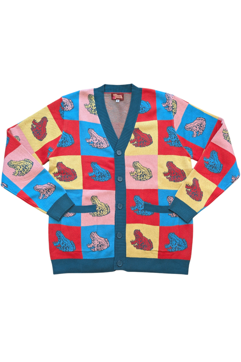 Royal Frog Cardigan 100% Cotton