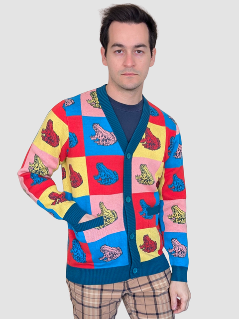 Royal Frog Cardigan 100% Cotton