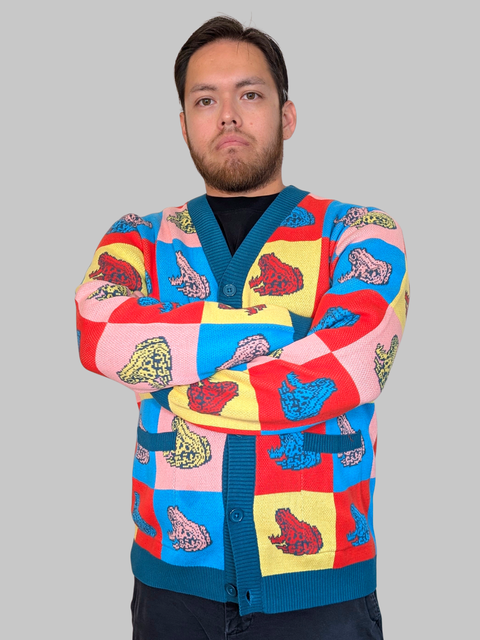 Royal Frog Cardigan 100% Cotton