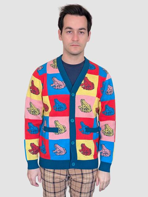 Royal Frog Cardigan 100% Cotton