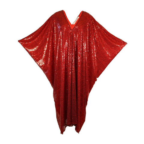 Ruby Sequin Caftan